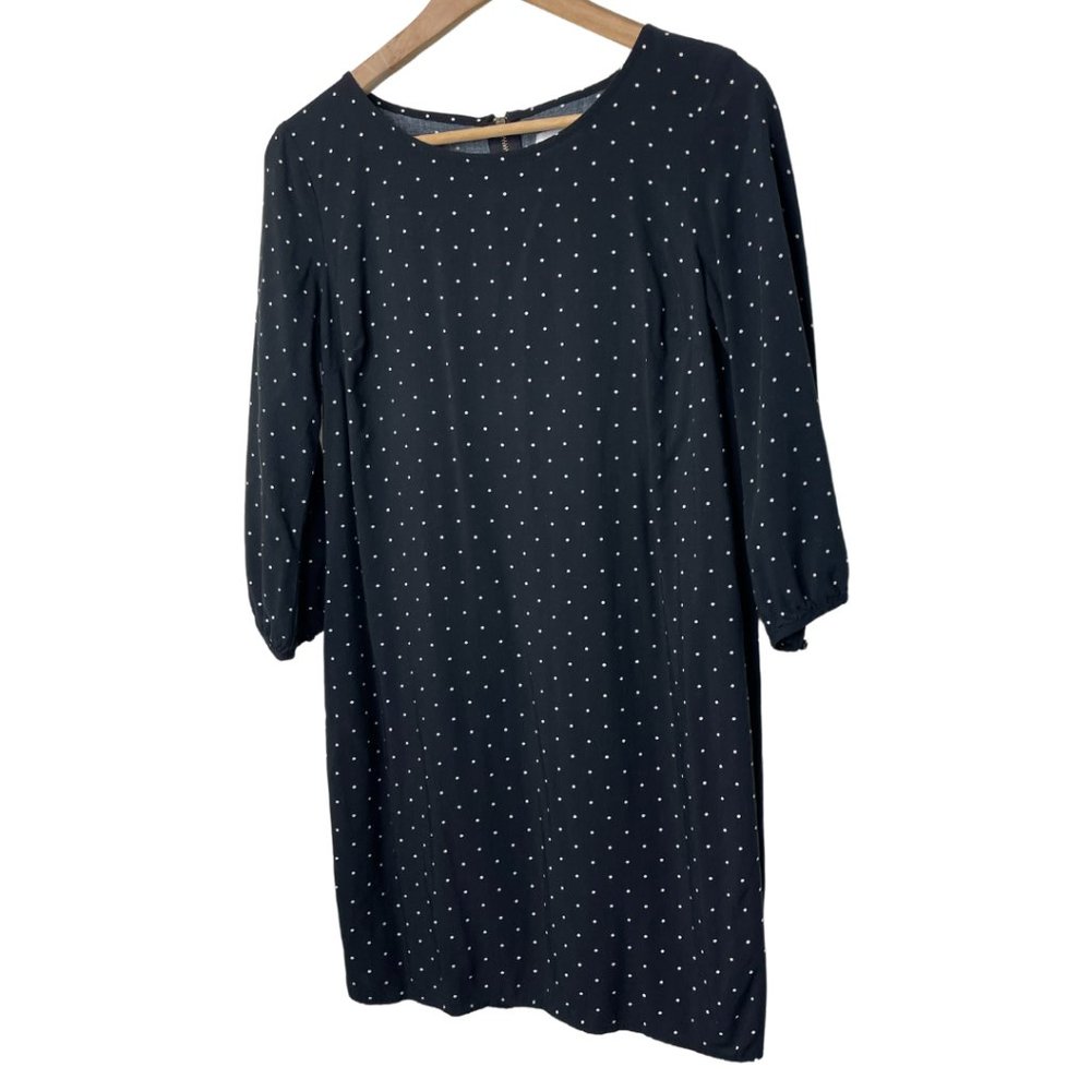 👗 OLD NAVY | Black and White Polka Dot Dress with Back Zipper | Size S - Picture 2 of 7